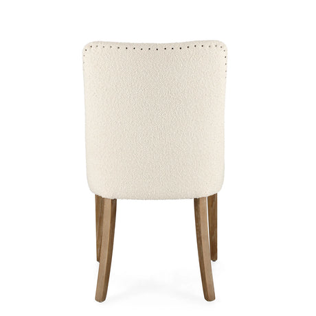 Essstuhl Beatriz Naturfarbe Boucle - ZEN ZONE Furniture