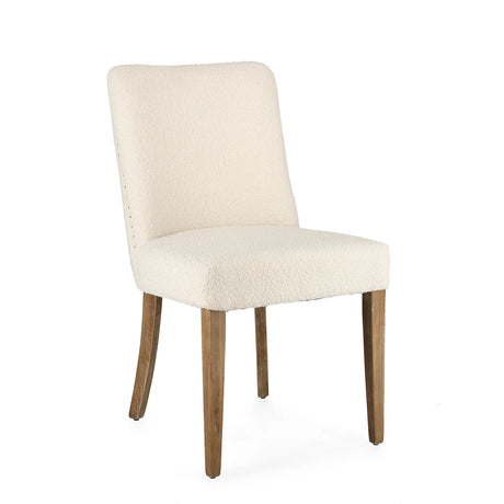 Essstuhl Beatriz Naturfarbe Boucle - ZEN ZONE Furniture