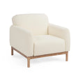 Sessel Detroit Naturfarbe Bouclé - ZEN ZONE Furniture