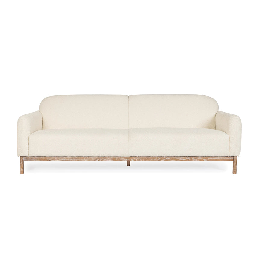 Sofa 3-Sitzer Detroit Naturfarbe Bouclé - ZEN ZONE Furniture