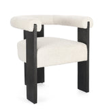 Essstuhl mit Armlehne Agape Schwarz/Nat - ZEN ZONE Furniture