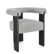 Essstuhl mit Armlehne Agape Schwarz/Grau - ZEN ZONE Furniture