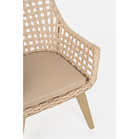 Gartenstuhl mit Armlehne und Kissen Madison N - ZEN ZONE Furniture
