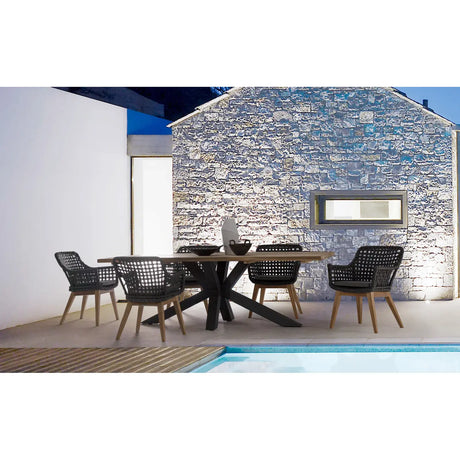 Gartenstuhl mit Armlehne und Kissen Madison S - ZEN ZONE Furniture