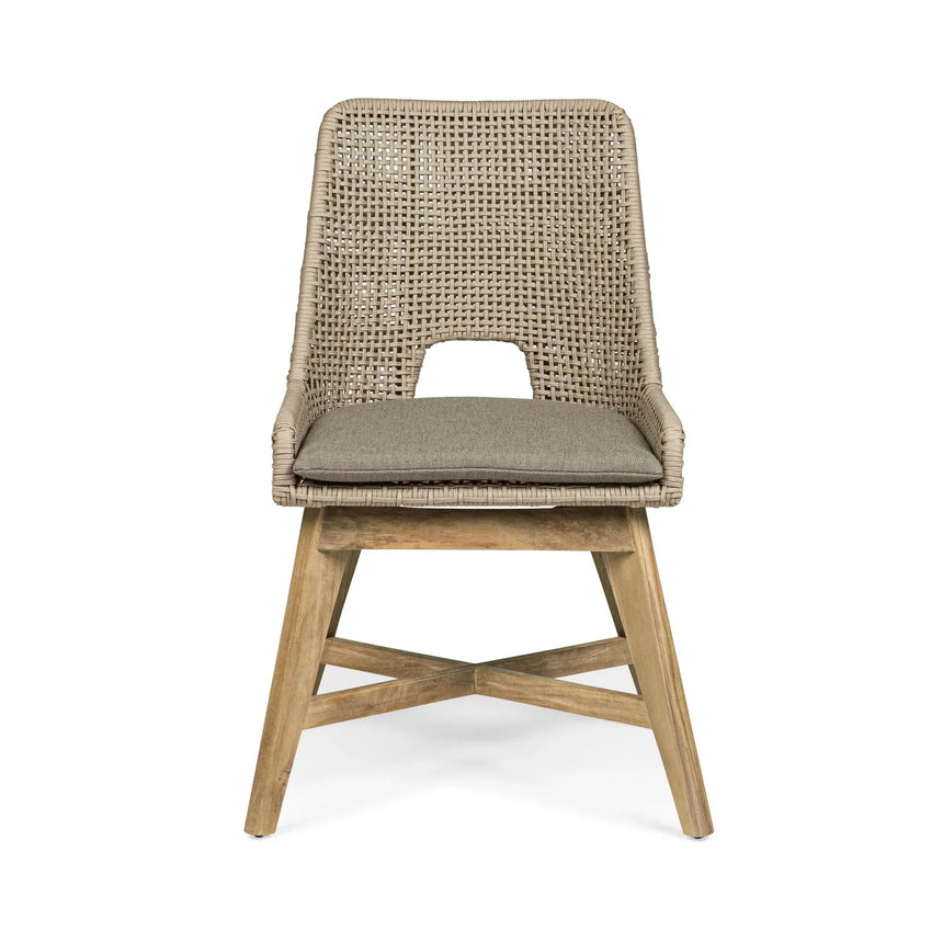 Gartenstuhl mit Kissen Hesperia Taupe - ZEN ZONE Furniture