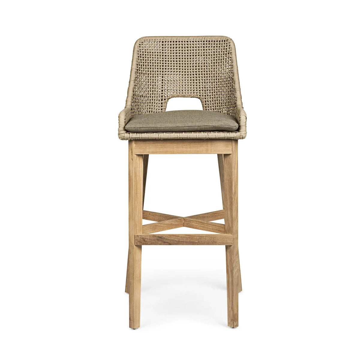 Outdoor Barhocker Hesperia mit Kissen Taupe - ZEN ZONE Furniture