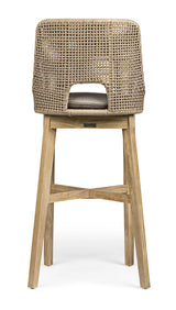 Outdoor Barhocker Hesperia mit Kissen Taupe - ZEN ZONE Furniture