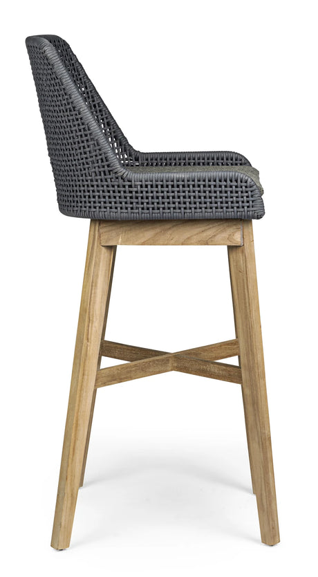 Outdoor Barhocker Hesperia mit Kissen Slate - ZEN ZONE Furniture