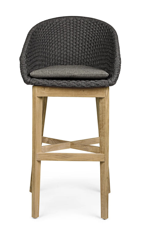 Outdoor Barhocker Coachella mit Kissen Anthrazit - ZEN ZONE Furniture