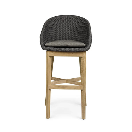 Outdoor Barhocker Coachella mit Kissen Anthrazit - ZEN ZONE Furniture