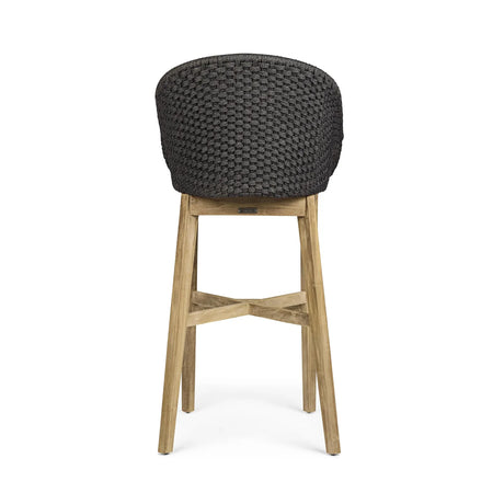 Outdoor Barhocker Coachella mit Kissen Anthrazit - ZEN ZONE Furniture