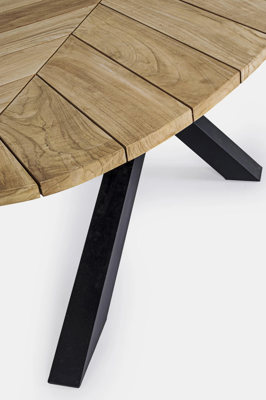 Gartentisch oval 240x110 Carbon RT02 Palmdale - ZEN ZONE Furniture