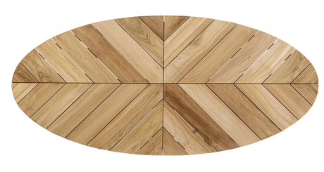 Gartentisch oval 240x110 Carbon RT02 Palmdale - ZEN ZONE Furniture