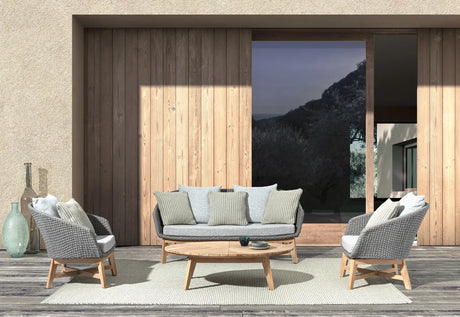 Garten Couchtisch oval 120x70 Coachella - ZEN ZONE Furniture
