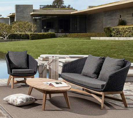 Garten Couchtisch oval 120x70 Coachella - ZEN ZONE Furniture