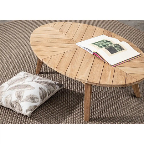Garten Couchtisch oval 120x70 Coachella - ZEN ZONE Furniture