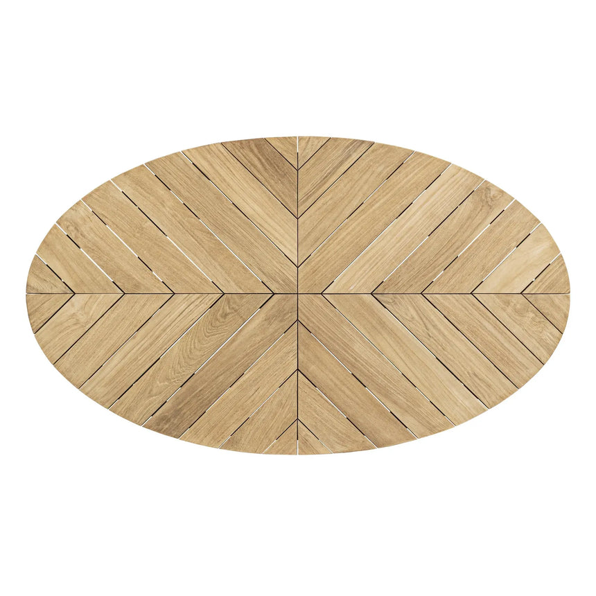 Garten Couchtisch oval 120x70 Coachella - ZEN ZONE Furniture