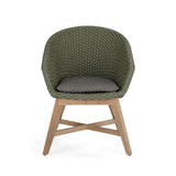 Gartenstuhl mit Armlehne und Kissen Coachella Grün - ZEN ZONE Furniture