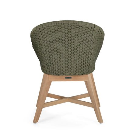 Gartenstuhl mit Armlehne und Kissen Coachella Grün - ZEN ZONE Furniture