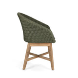 Gartenstuhl mit Armlehne und Kissen Coachella Grün - ZEN ZONE Furniture