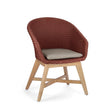 Gartenstuhl mit Armlehne und Kissen Coachella Scarlet - ZEN ZONE Furniture