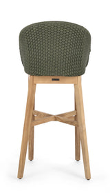 Outdoor Barhocker mit Kissen Coachella Grün - ZEN ZONE Furniture