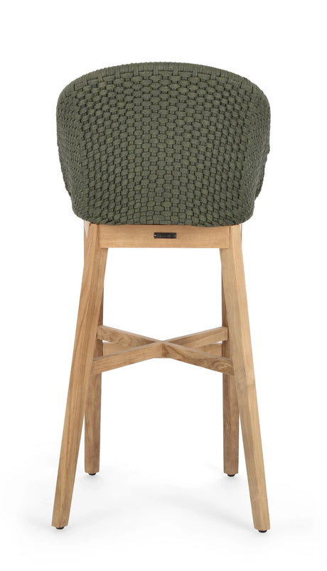 Outdoor Barhocker mit Kissen Coachella Grün - ZEN ZONE Furniture