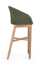 Outdoor Barhocker mit Kissen Coachella Grün - ZEN ZONE Furniture