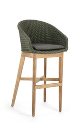 Outdoor Barhocker mit Kissen Coachella Grün - ZEN ZONE Furniture