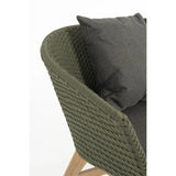 Garten-Sofa 2-Sitzer mit Kissen Coachella Grün - ZEN ZONE Furniture