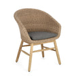 Gartenstuhl mit Armlehne und Kissen Genesis Abaca - ZEN ZONE Furniture