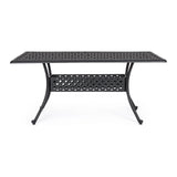 Ivrea Tisch rechteckig mit Holzkohle 160x90 cm - ZEN ZONE Furniture