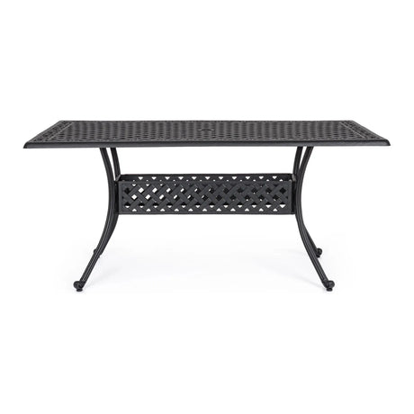 Ivrea Tisch rechteckig mit Holzkohle 160x90 cm - ZEN ZONE Furniture