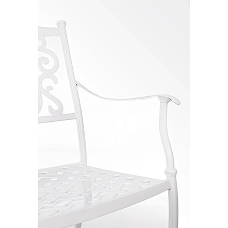 Ivrea Stuhl mit Armlehne Weiss - ZEN ZONE Furniture
