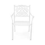Ivrea Stuhl mit Armlehne Weiss - ZEN ZONE Furniture