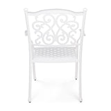 Ivrea Stuhl mit Armlehne Weiss - ZEN ZONE Furniture