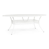 Ivrea Tisch oval weiss 200x150 cm - ZEN ZONE Furniture