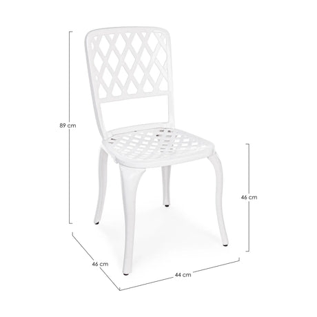 Faenza Stuhl Weiss - ZEN ZONE Furniture