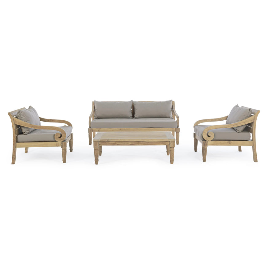 Outdoor Sessel mit Kissen Karuba - FSC - ZEN ZONE Furniture