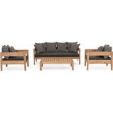 Outdoor Sessel mit Kissen Kobo - FSC - ZEN ZONE