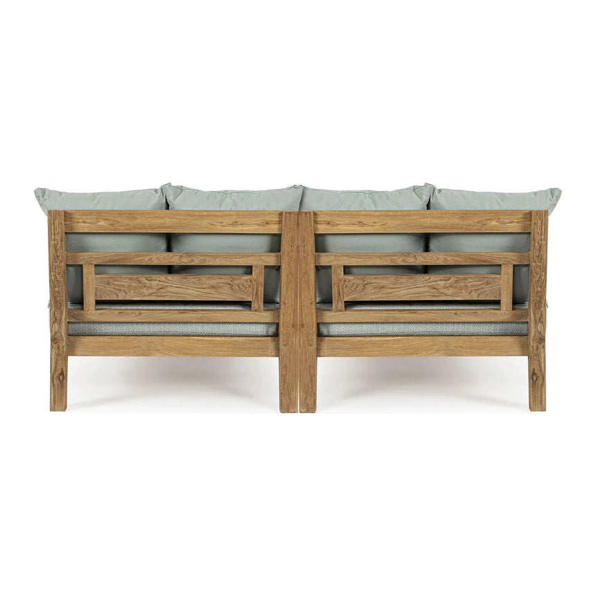 Bali Aqua Daybed Set 2 mit Kissen - FSC - ZEN ZONE Furniture