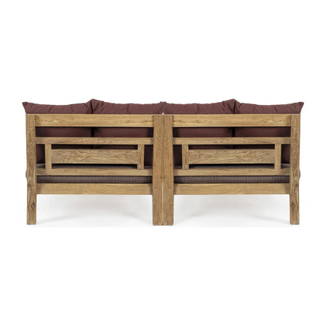 Bali Wein Daybed Set 2 mit Kissen - FSC - ZEN ZONE Furniture