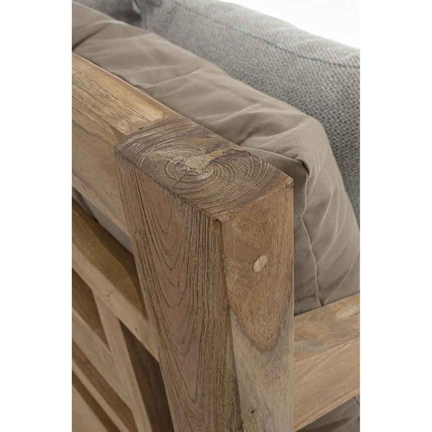 Outdoor Daybed mit Kissen Bali Natural - FSC - ZEN ZONE Furniture