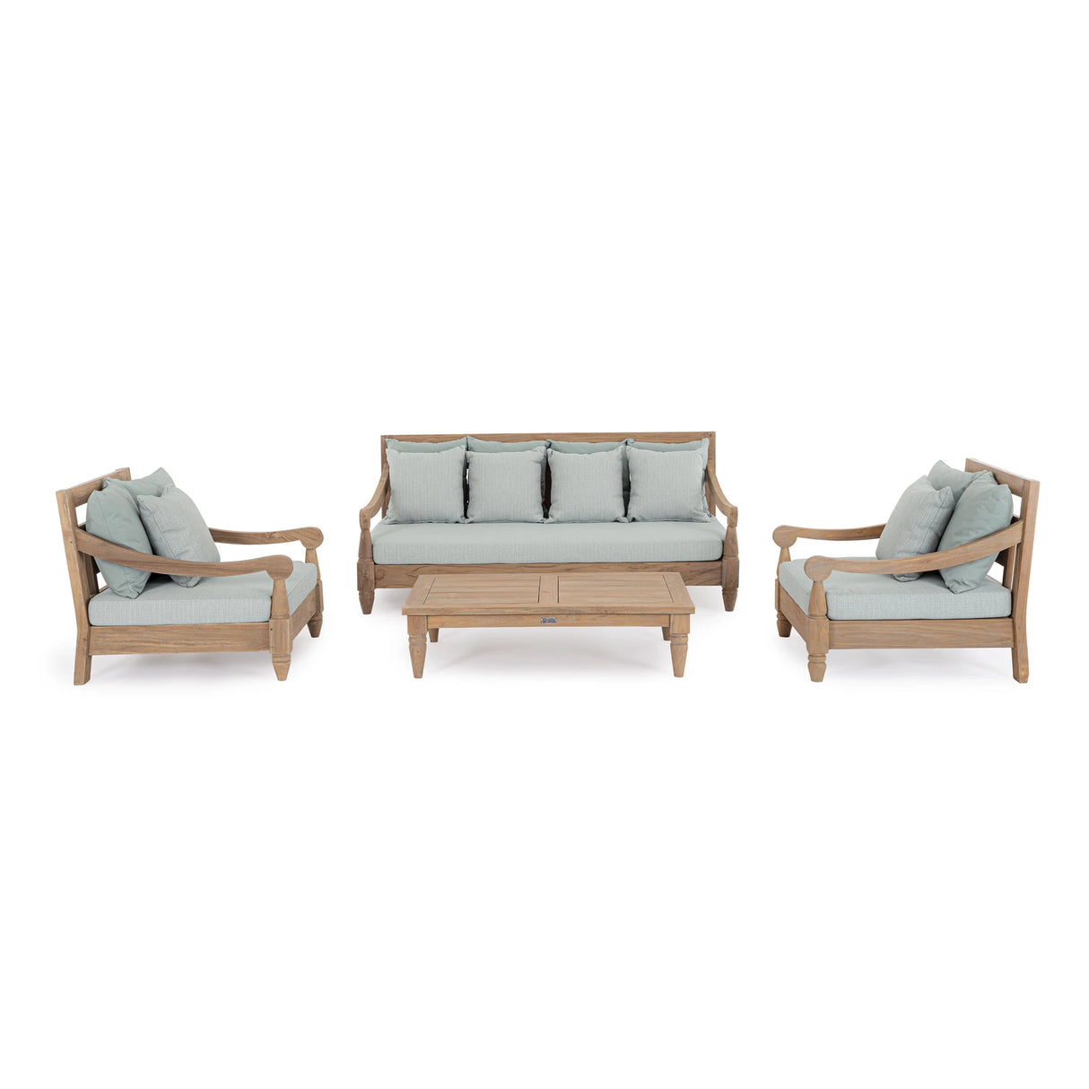 Outdoor Sessel mit Kissen Bali Aqua - FSC - ZEN ZONE Furniture
