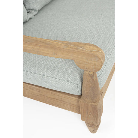 Outdoor Daybed mit Kissen Bali Aqua - FSC - ZEN ZONE Furniture