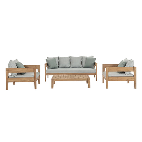 Outdoor Sessel mit Kissen Kobo Aqua - FSC - ZEN ZONE Furniture