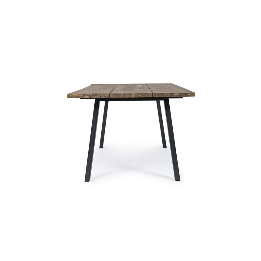 Gartentisch Anthrazit-Natural 200x100 FSC Oslo - ZEN ZONE Furniture