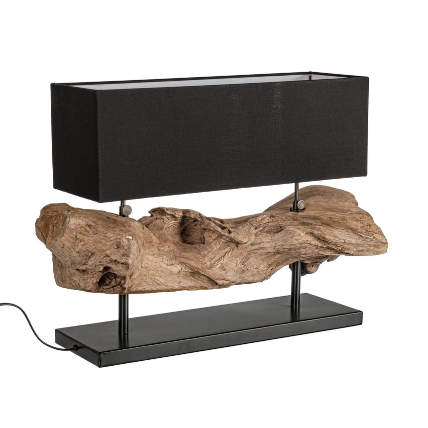 Tischlampe Kleta Schwarz Höhe 55cm - ZEN ZONE Furniture