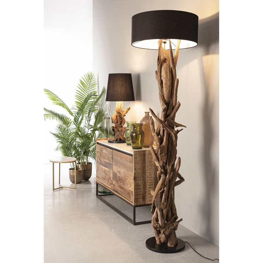 Bluma Schwarz Stehleuchte Höhe 180 cm - ZEN ZONE Furniture