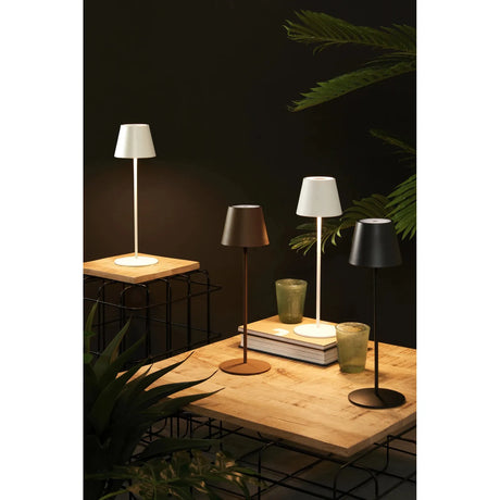 Etna Tischlampe LED Braun Höhe 38 cm - ZEN ZONE Furniture
